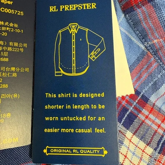 Polo Ralph Lauren-NWT men’s casual untucked short sleeved shirt. XL tall. New! - Picture 11 of 12